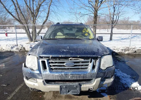 2007 Ford Explorer Eddie Bauer из США, поврежденный, VIN 1FMEU74867UB80909
